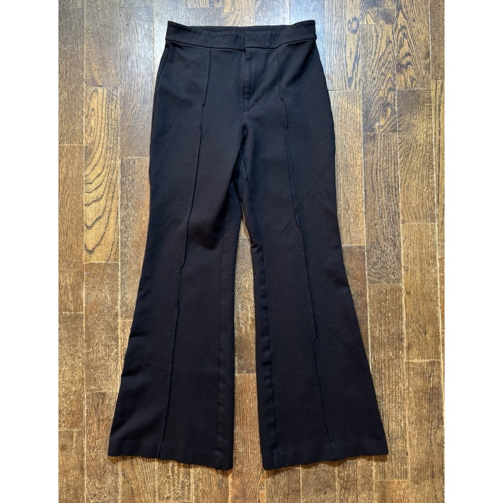 A New Day Flare Pants Womens 10 Black Excellent‎ Stretch High Rise 28x30 Denim
